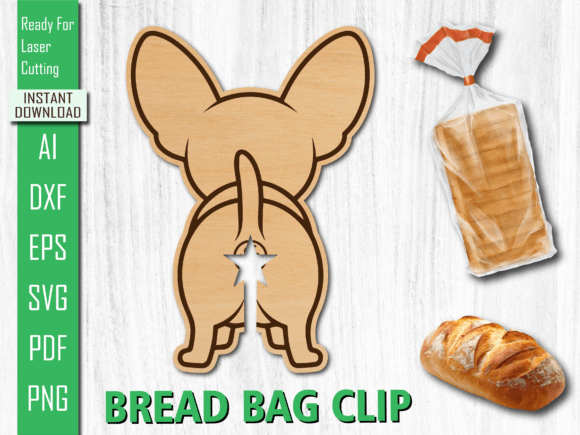 Cute Dog Back Animal Laser Bread Clip