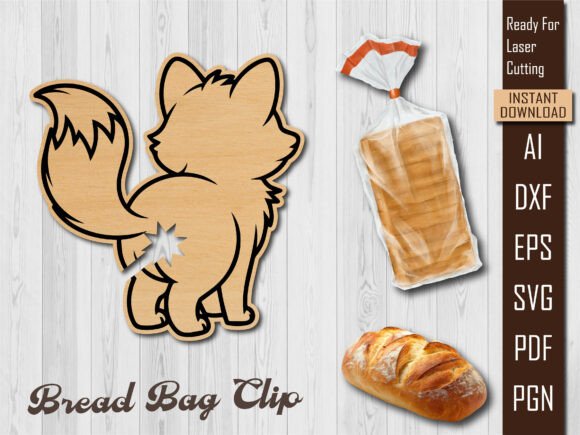 Cute Fox Bread Clip