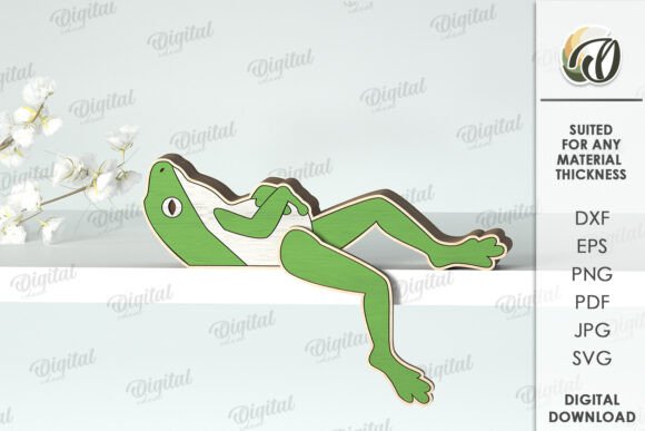 Funny Animal Shelf Sitter Laser Cut