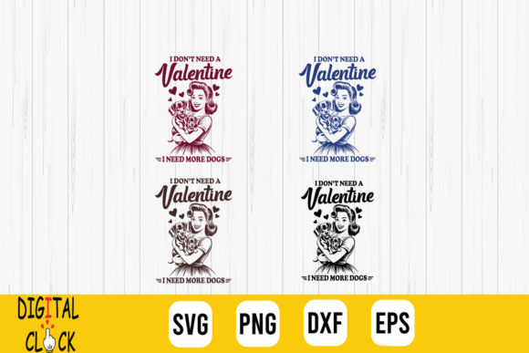 Retro Dog Mom Valentine Dachshund Lover Graphics for T-Shirt Designs