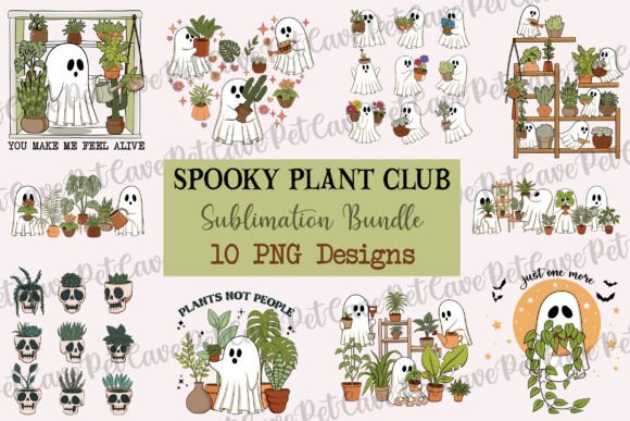 Spooky Plant Club Graphics for T-Shirt Designs